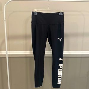 Puma Black Tights/Leggings Size Small